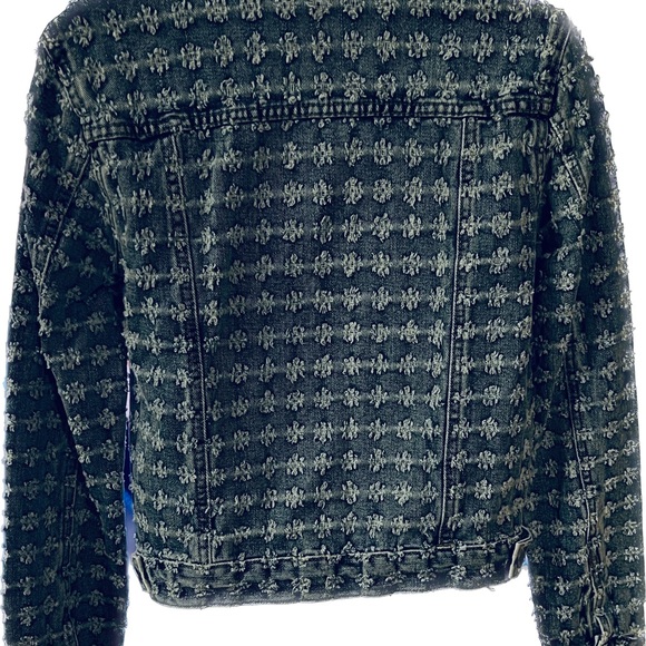 Excuse denim jacket distressed size M NWT - Picture 2 of 11